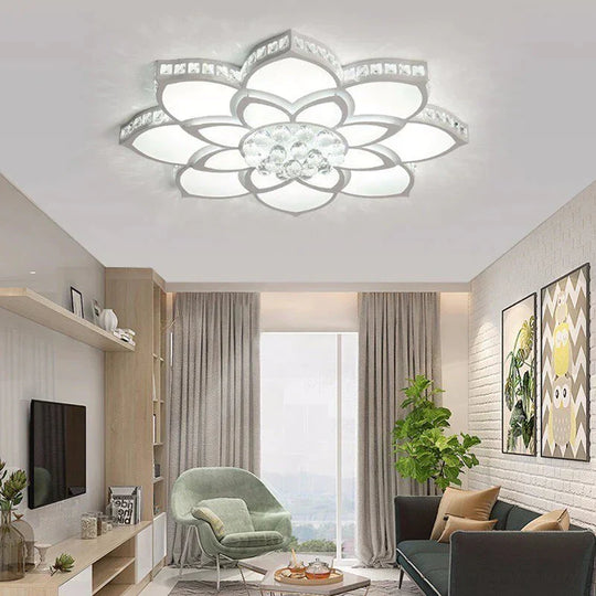 K9 Crystal Modern LED Ceiling Lights Fixture For Living Dining Room Home Lighting Bedroom Lamp Plafon Lustre With Remote Control