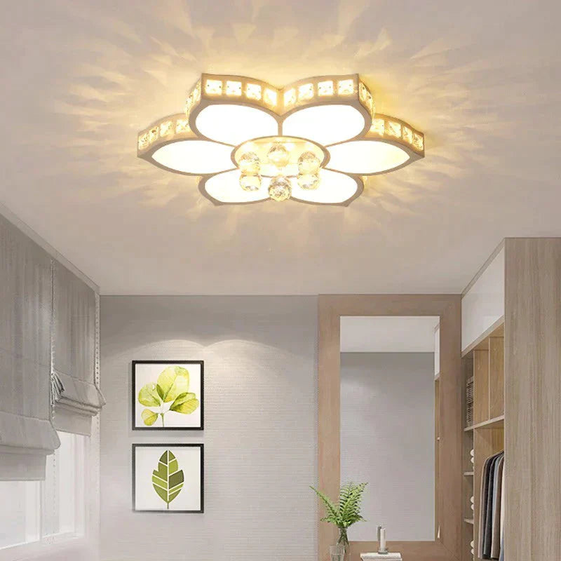 K9 Crystal Modern Led Ceiling Lights Fixture For Living Dining Room Home Lighting Bedroom Lamp