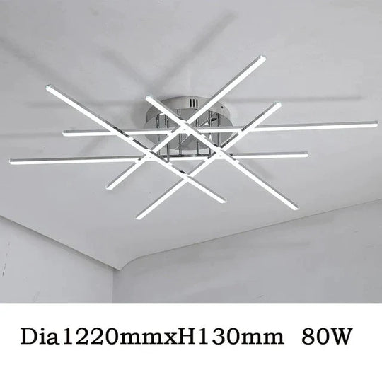 Chrome Plated Finish Modern Led Ceiling Lights For Living Room Bedroom Study Room Home Deco Ceiling Lamp