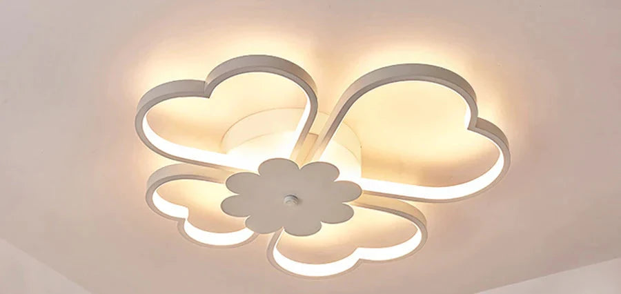 Flowers Lighting Fixtures for Kids Room 36W 54W