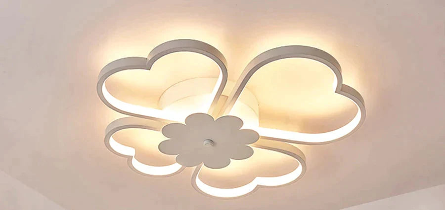 Flowers Lighting Fixtures For Kids Room 36W 54W