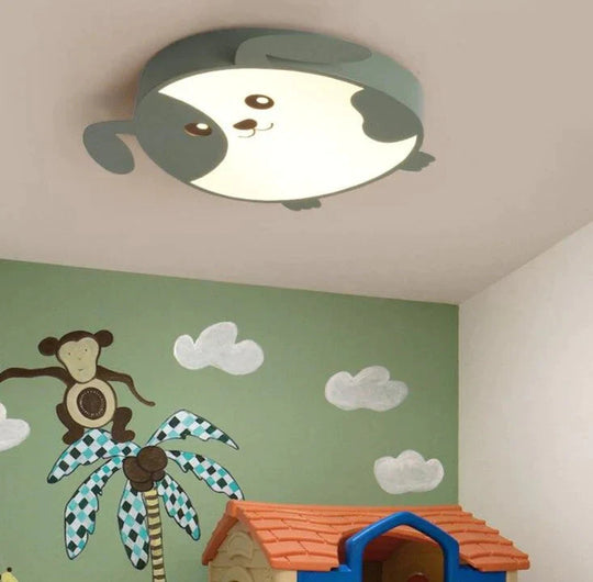 New Design LED Ceiling Light Baby Room Child Cutie Cat Shape With Remote Control Lamp Lighting Lamparas Luminaria Fixture