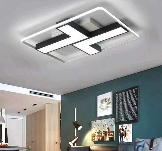 Modern Led Acrylic Lamp Ceiling For Living Room 10-20Square Meters Dimmable Lighting Fixtures