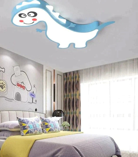 New Dinasour Modern Led Ceiling Lights Lamp For Child Bedroom Study Room Babyroom Remote Control