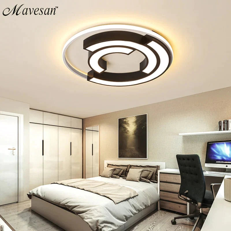 Ceiling Lights Round Shape LED Ceiling Light For Bedroom Kids Luminaire Creative Lighting Fixture