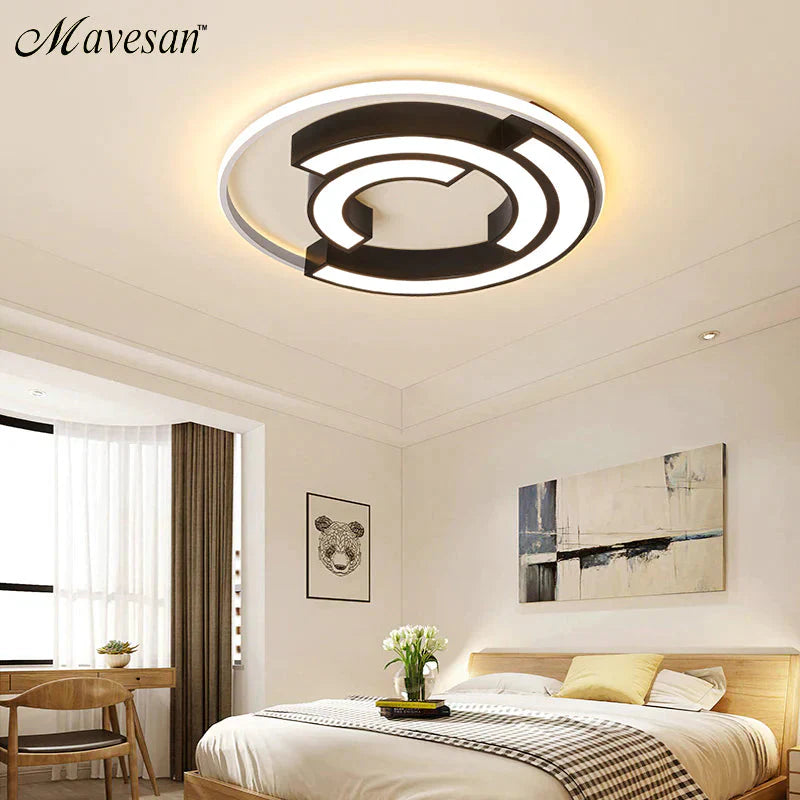 Ceiling Lights Round Shape LED Ceiling Light For Bedroom Kids Luminaire Creative Lighting Fixture