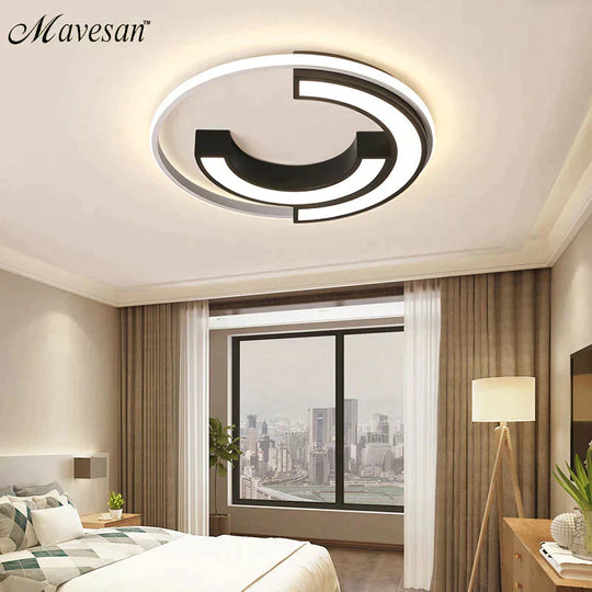 Ceiling Lights Round Shape Led Light For Bedroom Kids Luminaire Creative Lighting Fixture Room