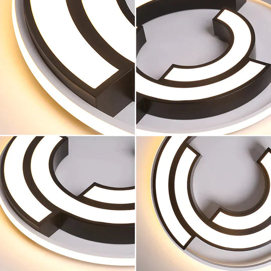 Ceiling Lights Round Shape LED Ceiling Light For Bedroom Kids Luminaire Creative Lighting Fixture