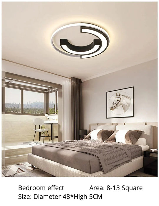 Ceiling Lights Round Shape LED Ceiling Light For Bedroom Kids Luminaire Creative Lighting Fixture