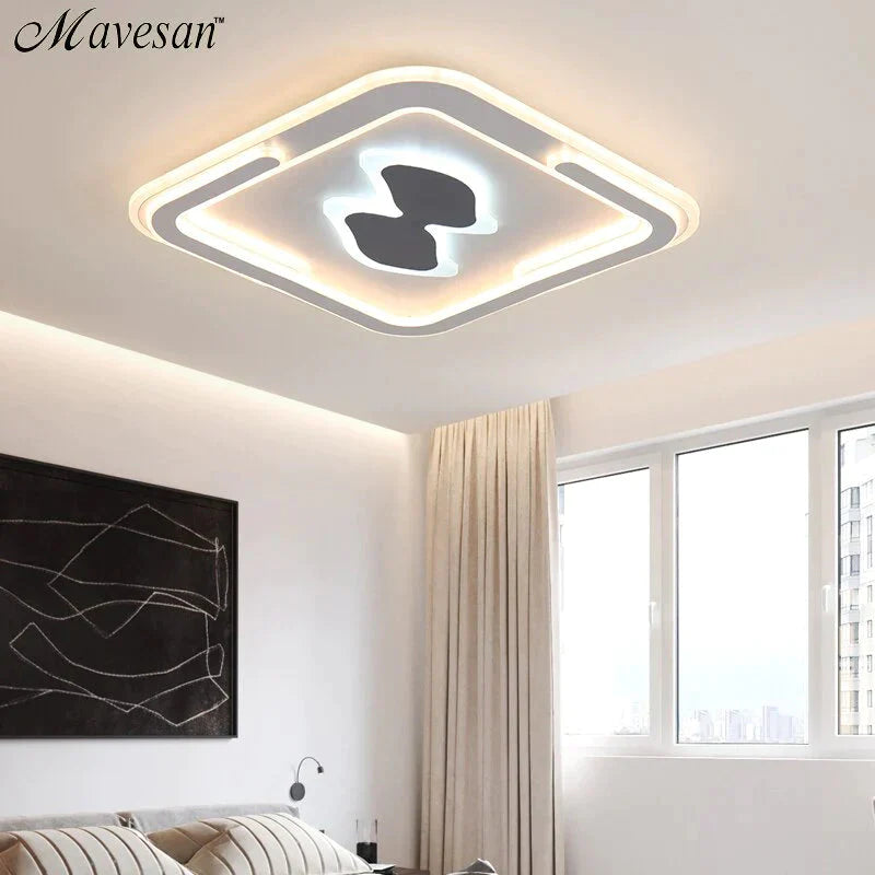 Modern Ceiling Lights Lamp White Cartoon Shape High Quality Ceiling Lamp For Baby Room Bedroom Fixtures