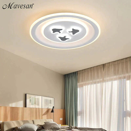 Modern Ceiling Lights Lamp White Cartoon Shape High Quality For Baby Room Bedroom Fixtures