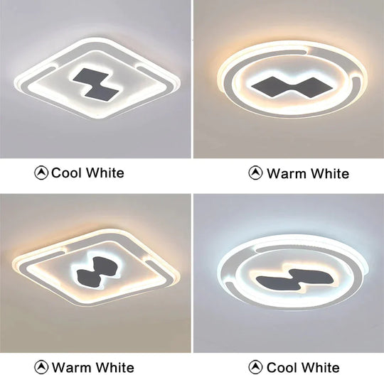 Modern Ceiling Lights Lamp White Cartoon Shape High Quality Ceiling Lamp For Baby Room Bedroom Fixtures