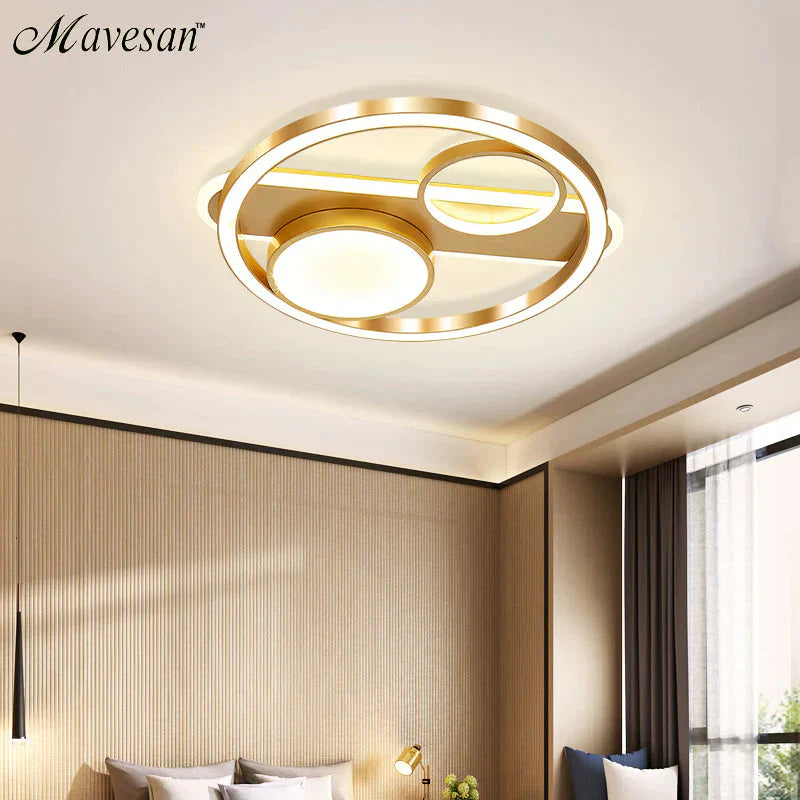 Nordic Bedroom Lamp Led Ceiling Lamp Room Lighting Simple Modern Creative Warm Romantic Light Luxury Living Room Lighting