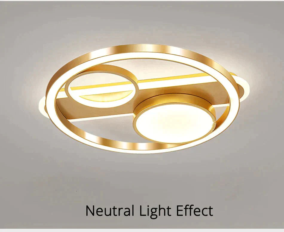 Nordic Bedroom Lamp Led Ceiling Room Lighting Simple Modern Creative Warm Romantic Light Luxury