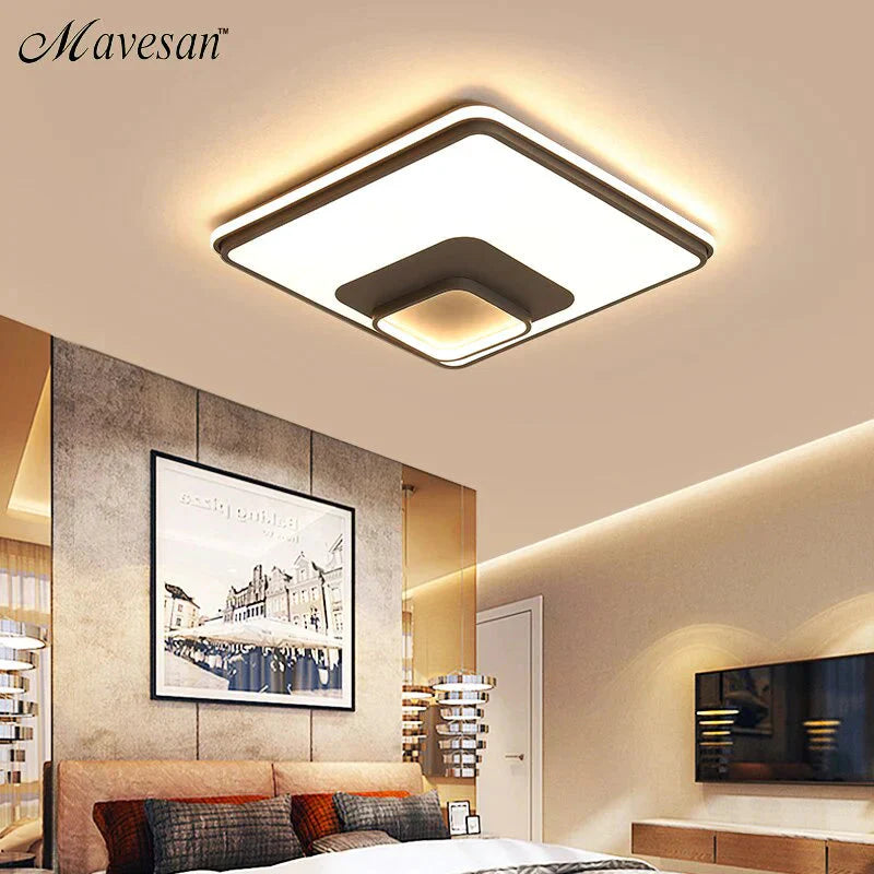 Modern LED Ceiling Lighting Ceiling Lamps Round/Square/Rectangle Design Ceiling For Living Room Led Indoor Home Lamps Fixtures