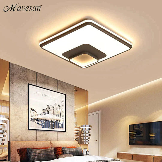 Modern Led Ceiling Lighting Lamps Round/Square/Rectangle Design For Living Room Led Indoor Home