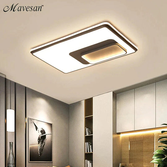 Modern LED Ceiling Lighting Ceiling Lamps Round/Square/Rectangle Design Ceiling For Living Room Led Indoor Home Lamps Fixtures