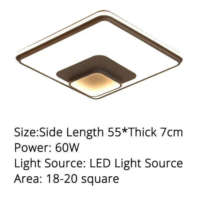 Modern Led Ceiling Lighting Lamps Round/Square/Rectangle Design For Living Room Led Indoor Home