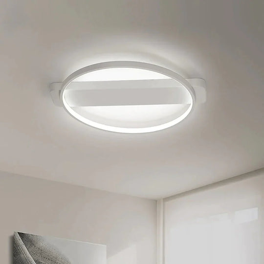 Nordic Circular Led Ceiling Light  Living Room Lighting Fixture Bedroom Kitchen Surface Mount Ceiling Plafondlamp Remote Control