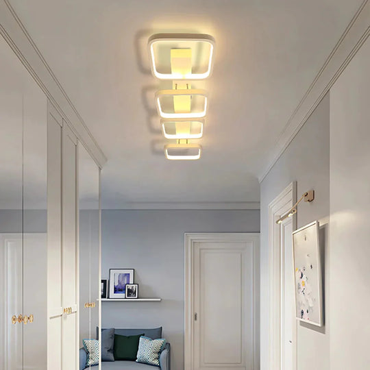 Led Ceiling Light Modern Lamp Living Room Lighting Fixture Bedroom Kitchen Surface Mount Flush Panel  3 Head