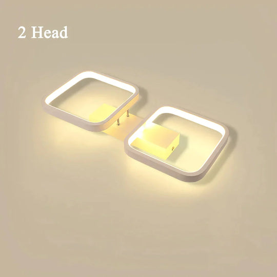 Led Ceiling Light Modern Lamp Living Room Lighting Fixture Bedroom Kitchen Surface Mount Flush Panel  3 Head