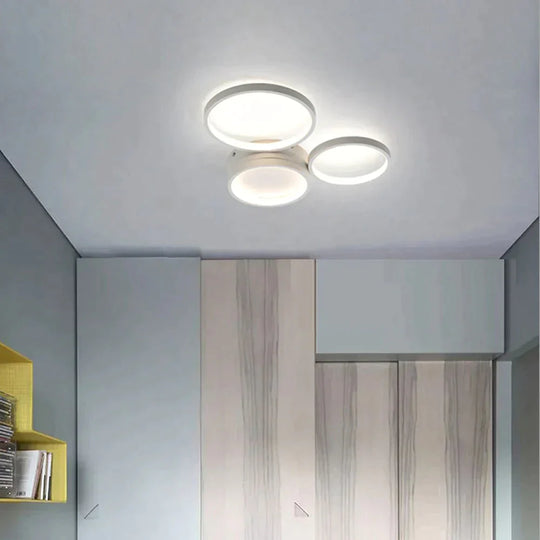 Modern Circular Led Ceiling Lights Bedroom Dining Room Lamps Kitchen Plafondlamp Surface Mount