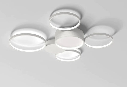 Modern Circular LED Ceiling Lights Bedroom Dining Room Ceiling Lamps Kitchen Plafondlamp Surface Mount Remote Control Lamparas