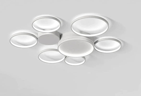 Modern Circular LED Ceiling Lights Bedroom Dining Room Ceiling Lamps Kitchen Plafondlamp Surface Mount Remote Control Lamparas