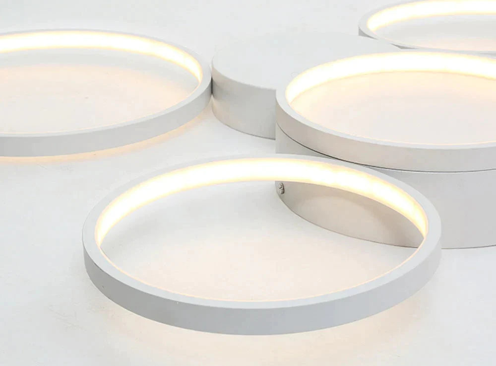 Modern Circular LED Ceiling Lights Bedroom Dining Room Ceiling Lamps Kitchen Plafondlamp Surface Mount Remote Control Lamparas