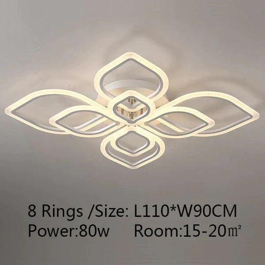 Modern Ceiling Lights LED Lamp For Living Room Bedroom Study Room White  Color Surface Mounted Ceiling Lamp Deco