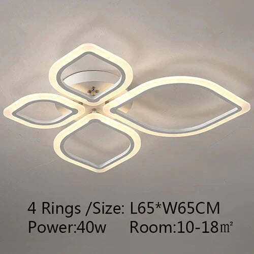 Modern Ceiling Lights LED Lamp For Living Room Bedroom Study Room White  Color Surface Mounted Ceiling Lamp Deco