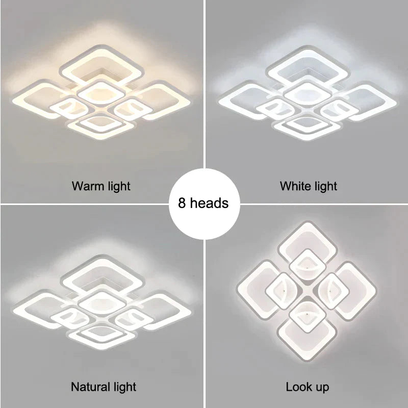 Modern LED Ceiling Lights Dimmable Lamp With APP Remote Control For Living Room Bedroom Home Decorative Fixture