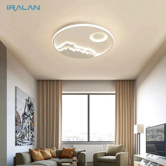 LED Ceiling Light Modern Nature  Sunrise Design For Living Room Bedroom Kitchen Dining Room Lighting Fixture   ICFW1910