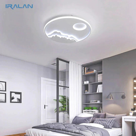 LED Ceiling Light Modern Nature  Sunrise Design For Living Room Bedroom Kitchen Dining Room Lighting Fixture   ICFW1910