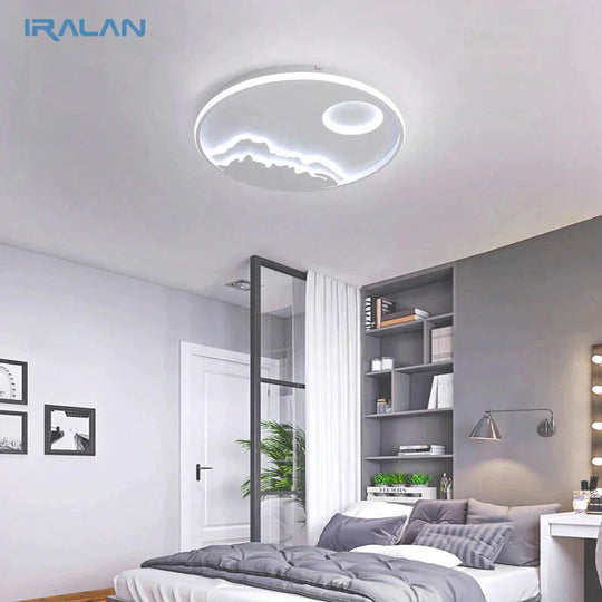 Led Ceiling Light Modern Nature Sunrise Design For Living Room Bedroom Kitchen Dining Lighting