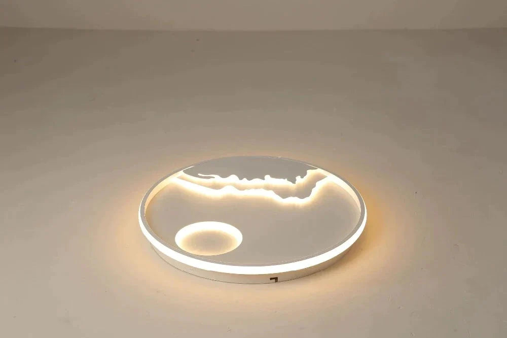 LED Ceiling Light Modern Nature  Sunrise Design For Living Room Bedroom Kitchen Dining Room Lighting Fixture   ICFW1910