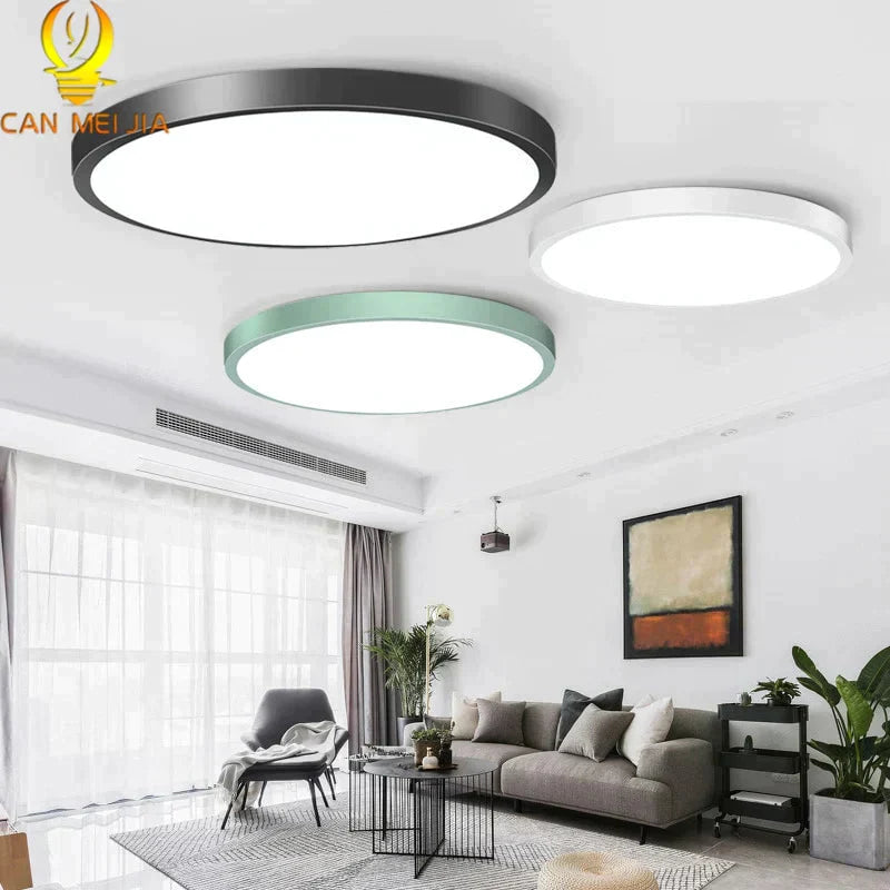 Led Ceiling Lamp Round Led Light 15W 20W 30W 50W Kitchen Luminaria Room Lights Modern Fixture