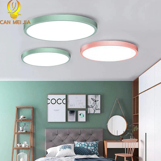 Led Ceiling Lamp Round LED Light 15W 20W 30W 50W Kitchen Luminaria Room Lights Modern Fixture Surface Mounted Home Lighting