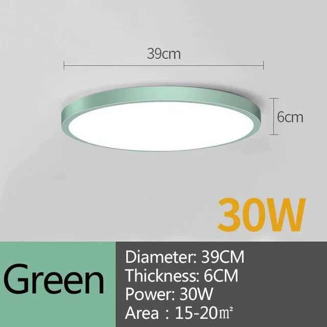 Led Ceiling Lamp Round LED Light 15W 20W 30W 50W Kitchen Luminaria Room Lights Modern Fixture Surface Mounted Home Lighting