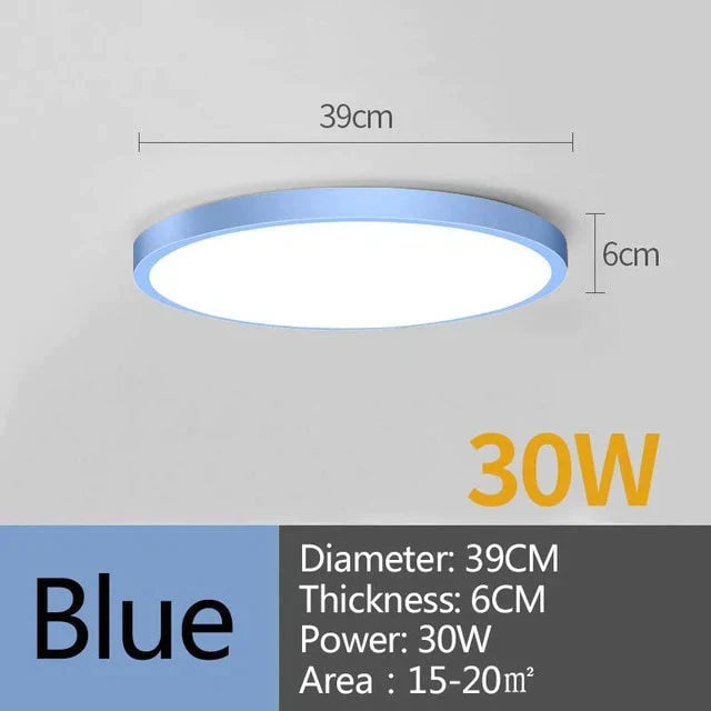 Led Ceiling Lamp Round LED Light 15W 20W 30W 50W Kitchen Luminaria Room Lights Modern Fixture Surface Mounted Home Lighting