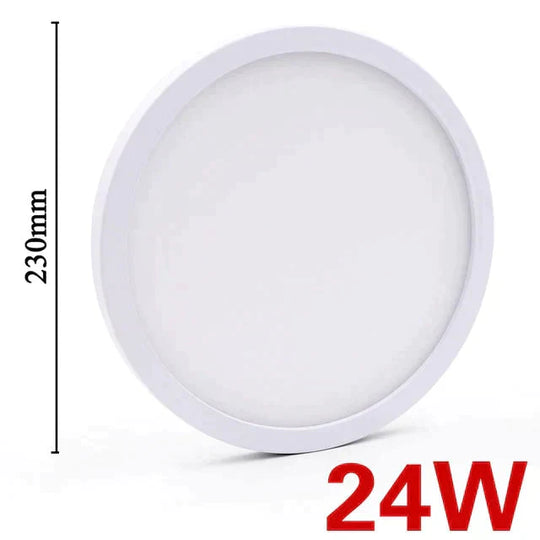 6W 9W 13W 18W 24W 36W 48W Led Circular Panel Light Surface Mounted Led Ceiling Light Lampada Lamp C