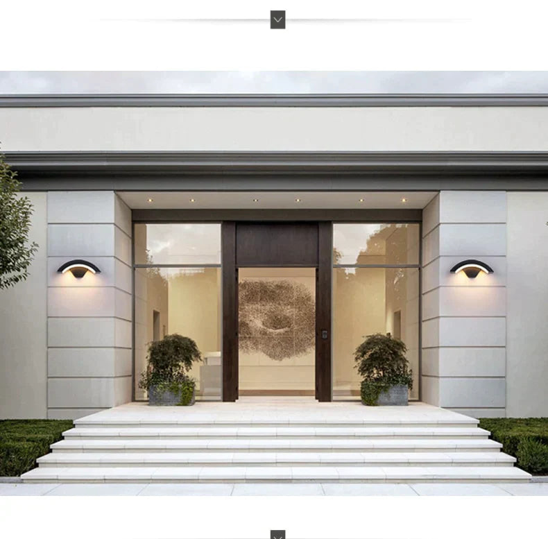 18w LED Outdoor Waterproof Walkway Front Door Garden Porch Wall Light Modern Indoor Corridor Wall Lighting Light Fixture ZBW0013