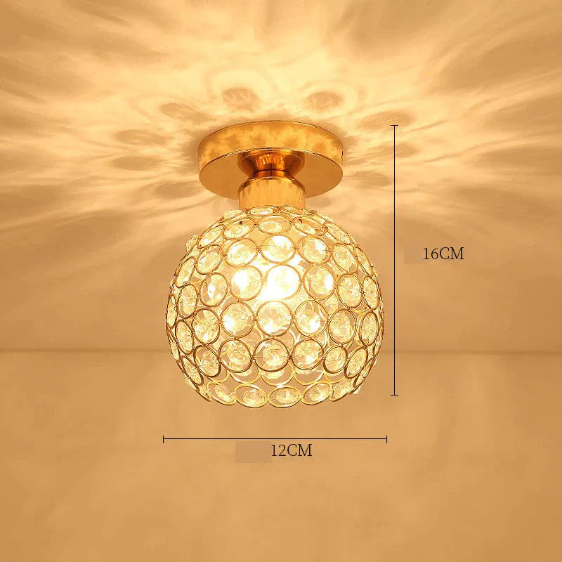 Plafonnier led Ceiling Light Crystal Lamp Indoor Lighting for bedroom living room lights Fixture Foyer room light