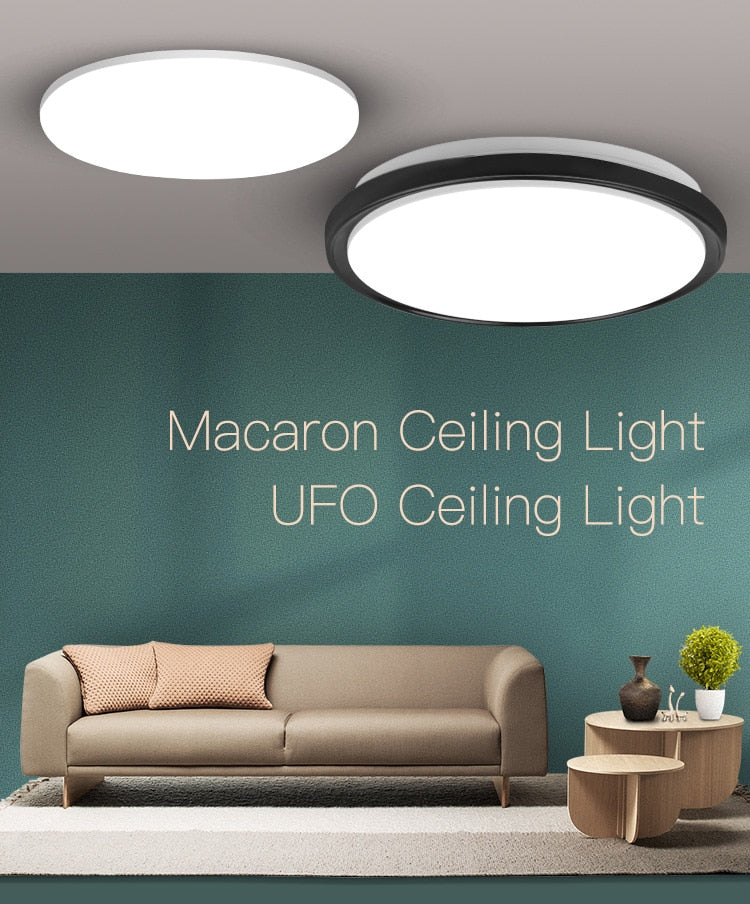 Led Ceiling Lights 15W 20W 30W 50W Modern Ceiling Lamp Panel Light Lighting UFO Surface Mount For Living Room Home Kitchen