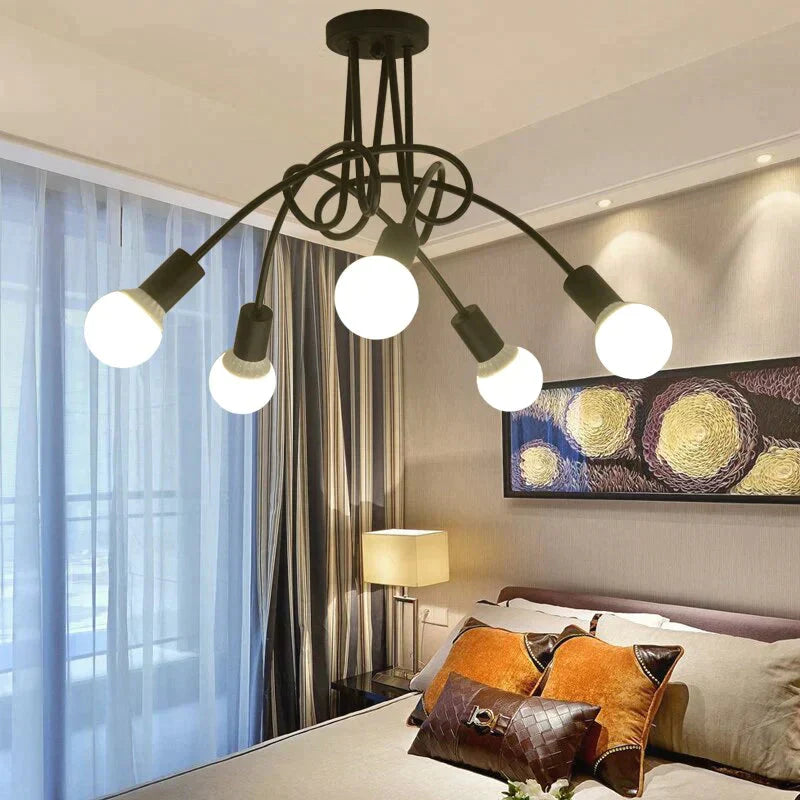 Industrial Style Bedroom Living Room Simple Study Dining Lamp Shop Cafe Loft Creative Personality