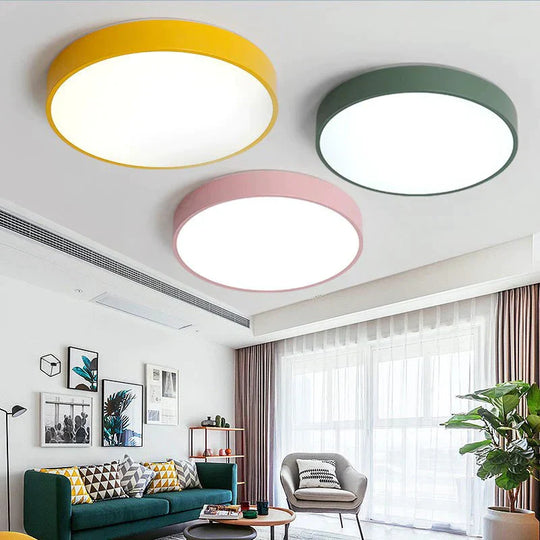 Modern LED Ceiling Light Surface Mount Flush Remote Control ceiling lamp for Living Room Bedroom Kitchen Lighting Fixture