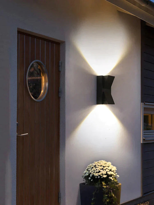 Modern simple creative outdoor waterproof wall lamp LED courtyard lamps gate lamp terrace balcony garden wall light 3W 5W 6W 10W