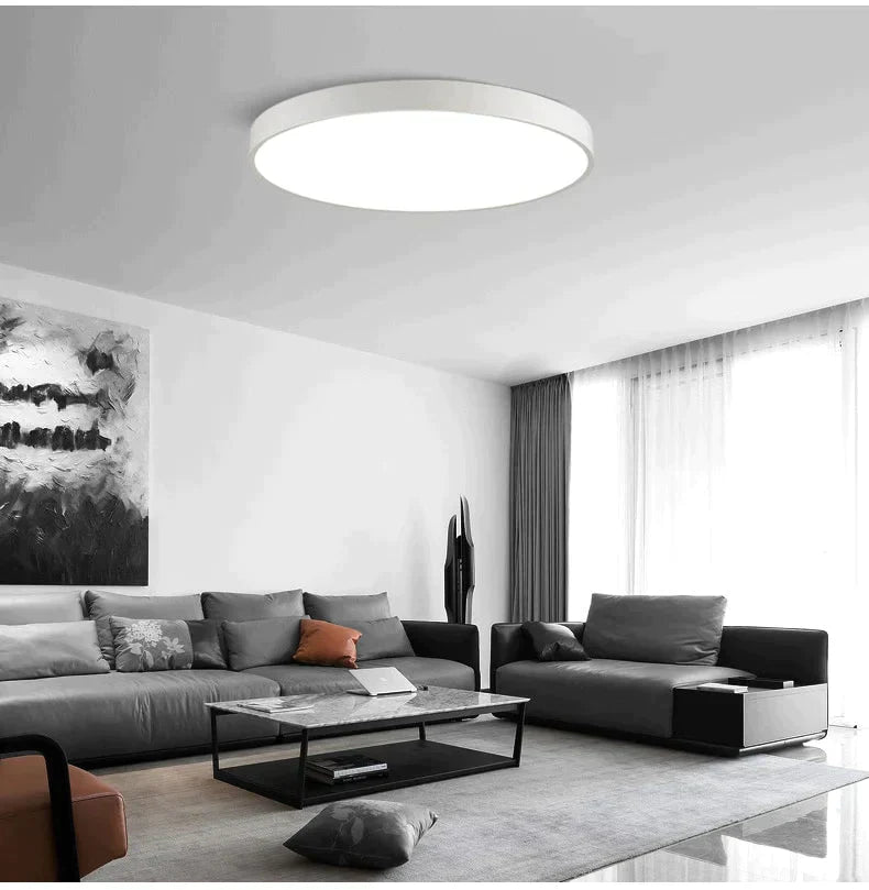 Surface Mount Ultra Thin 5Cm Led Ceiling Light Dimmable Modern Lamp Home Lighting Living Room