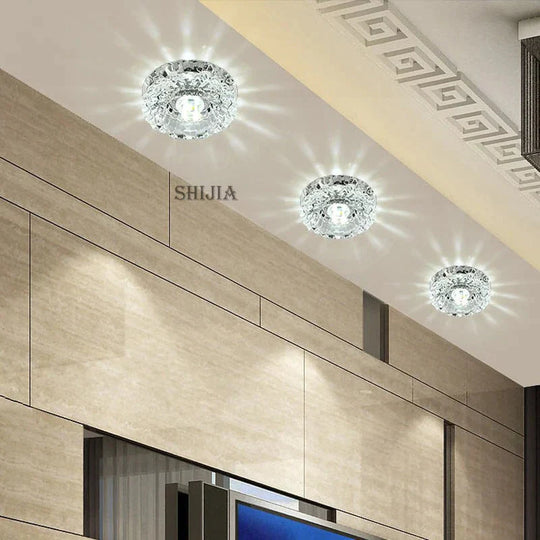 Flush Mount Small LED Ceiling Light for Art Gallery Decoration Front Balcony lamp Porch light corridors Light Fixture