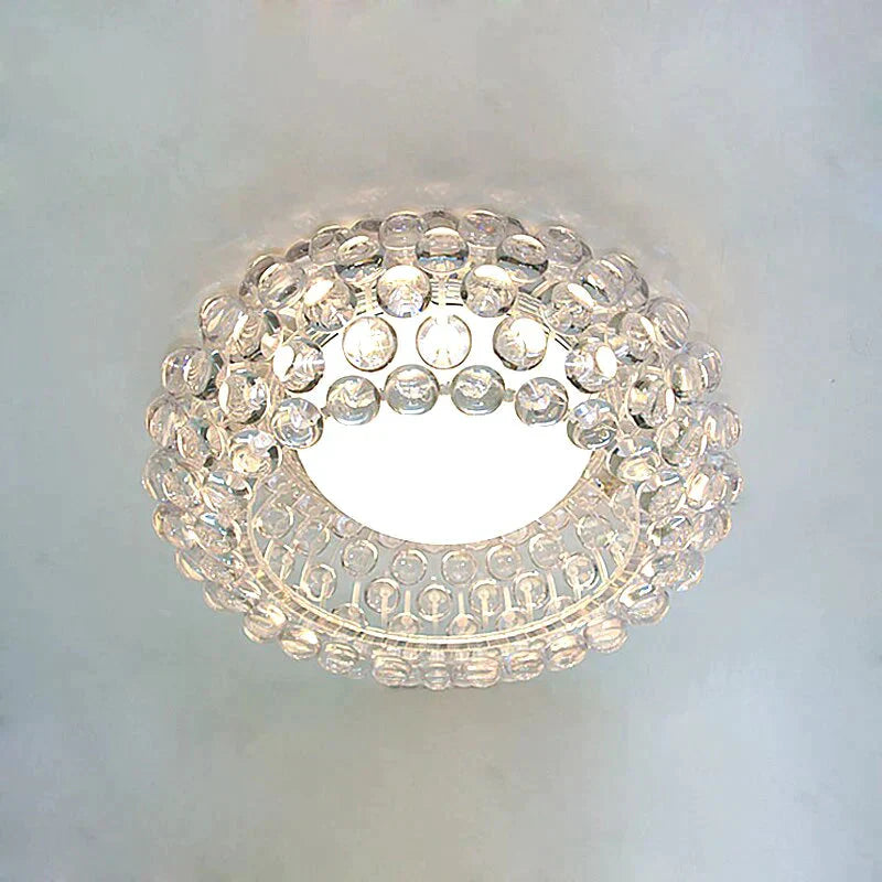 Modern Glass Ceiling Lights Indoor Light Luminaria Abajur Lamps For Living Room Home Decoration